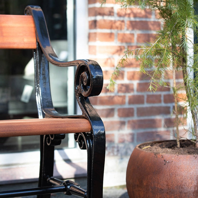 Classic Copenhagen Bench - Mahogany Seat